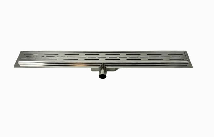 AquaVik Douchegoot Krom 80 cm Nordic chroom