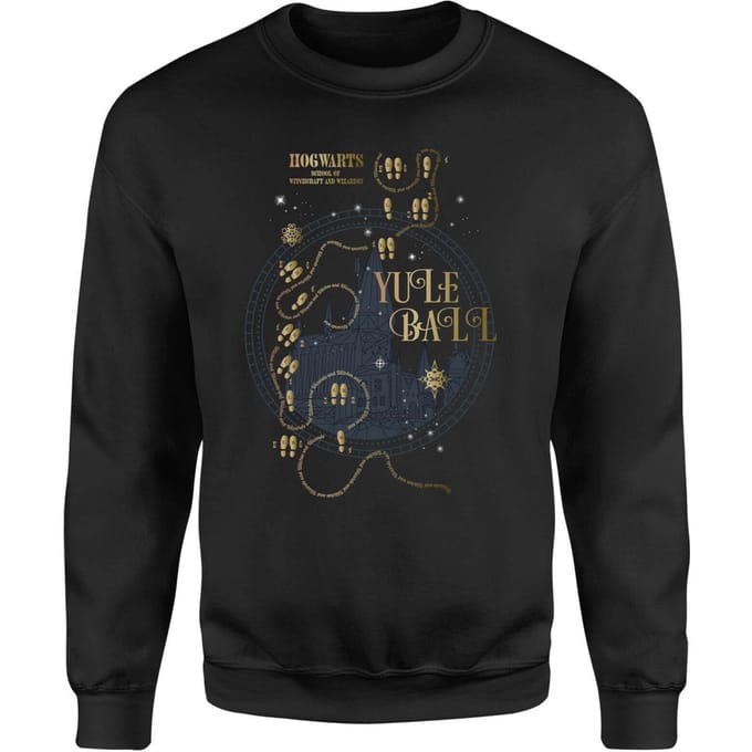 Harry Potter Hogwarts Yule Ball Sweatshirt - Black - M
