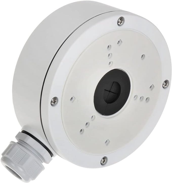 Bewakingscamera Aansluitdoos - Camera Doos - Camera Installatie - Waterdicht Aluminium - 15.8 cm - Wit