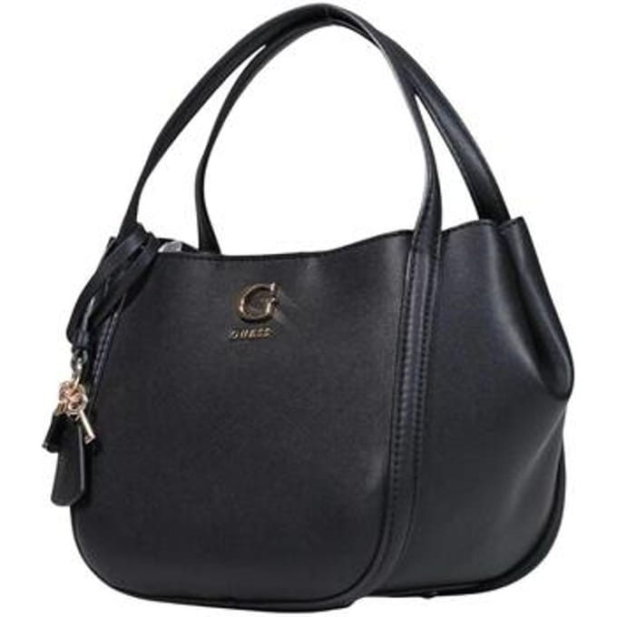 GUESS handtas schoudertas Coleen Satchel Black zwart