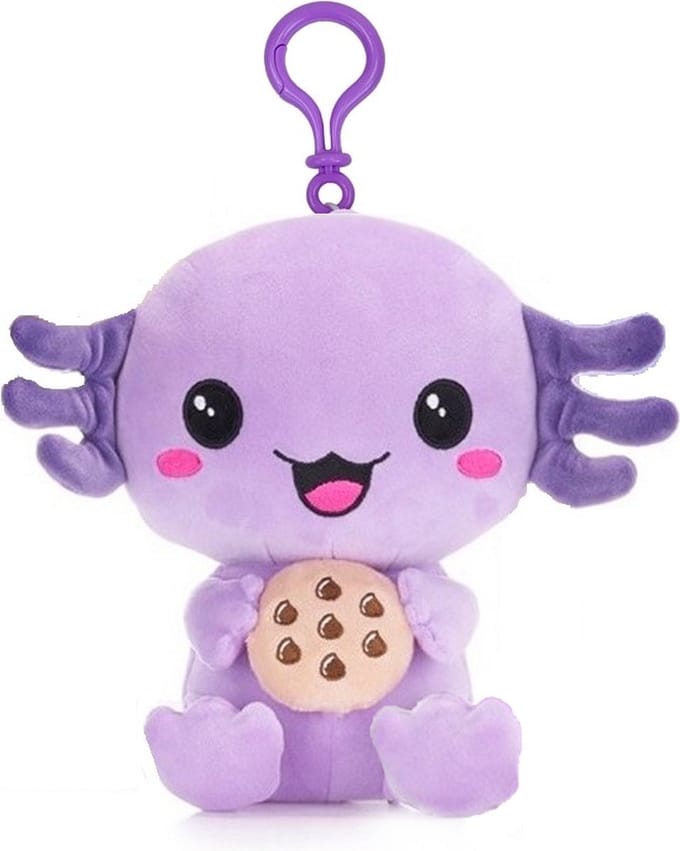 Kawaii Kuties Pluche Bagclip Axolotl