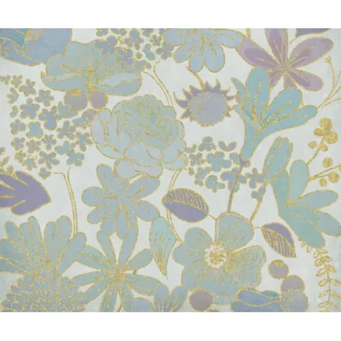Fotobehang Groovy Bloom - Meerkleurig - 2,50m X 300cm