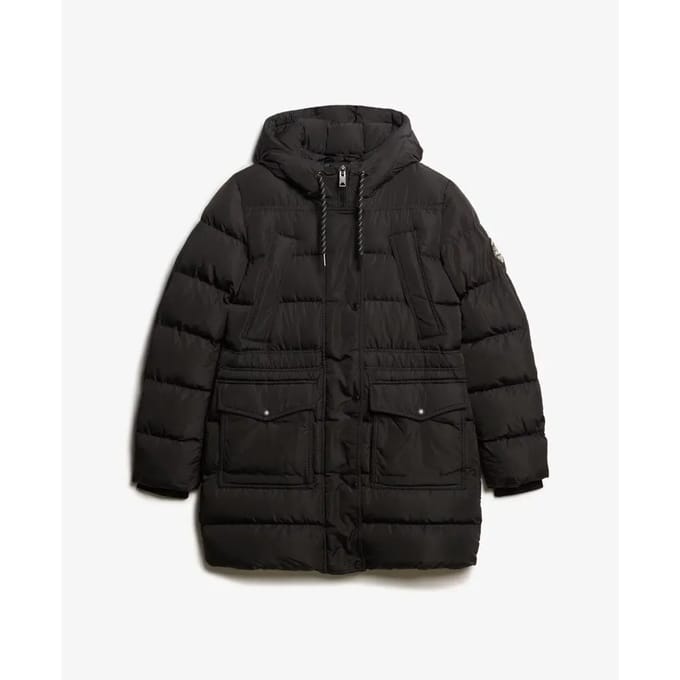 Superdry - Halflange Everest pufferjas - Dames - Gewatteerde jassen