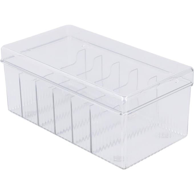 Organisateurs d'extensions de cils, rangement à 6 compartiments, couvercle anti-poussière transparent, fournitures d'extensions de cils