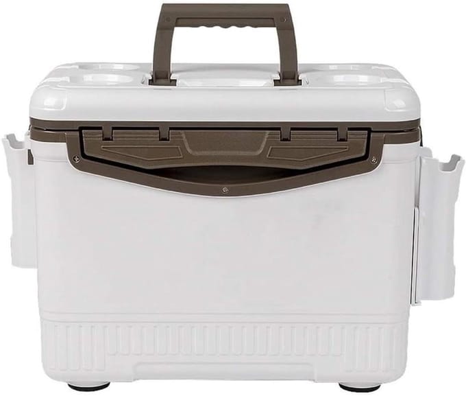 Viskist - Opbergbox Visser - Vismateriaal Opbergen - Isolerende Functionaliteit - 20L Capaciteit - Grijs
