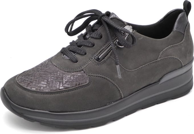 Waldläufer OrthoTritt Dames Sneaker - 807M01-502-052 Grijs - Wijdte M - Maat 5 (38)