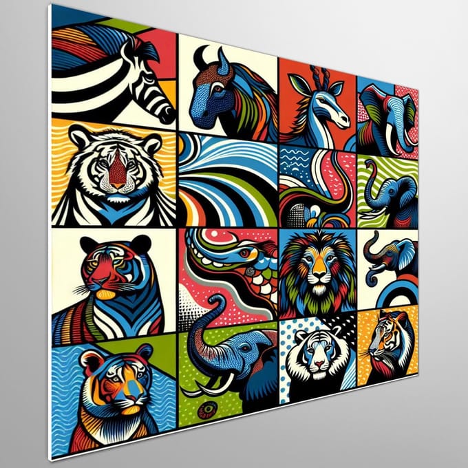 Kunstprint | Wanddecoratie | Forex | 100 × 100 cm