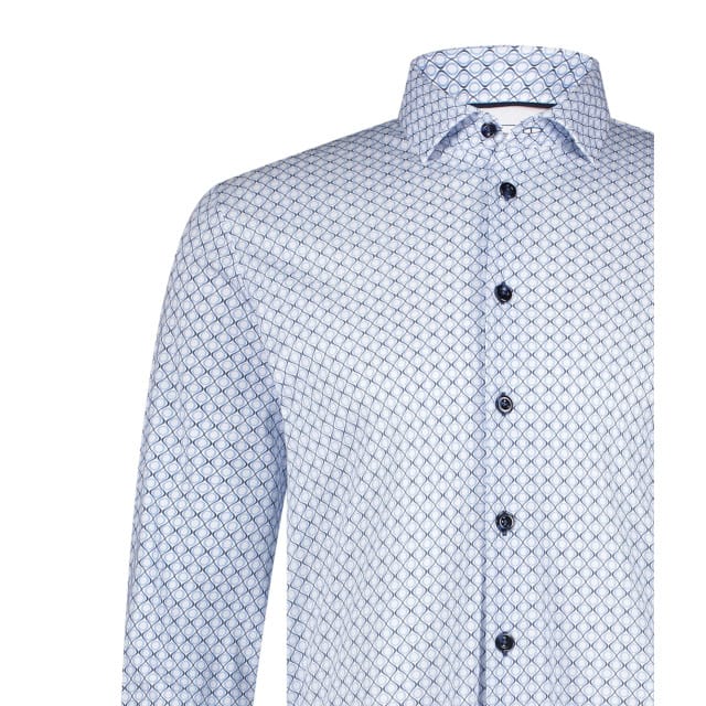 Blue Industry Het geometrische print overhemd |