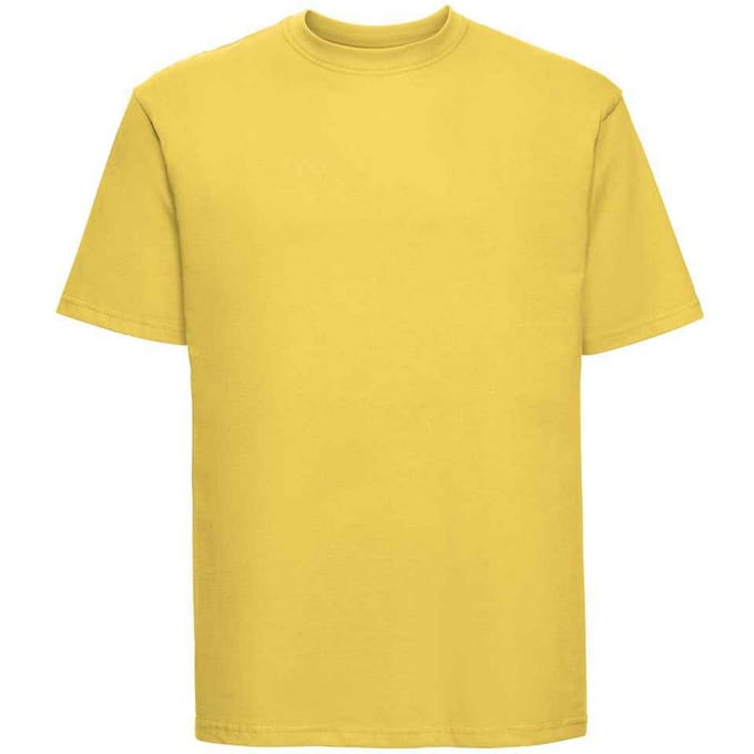 Russell Heren Ringspun Cotton Classic T-shirt (Geel)