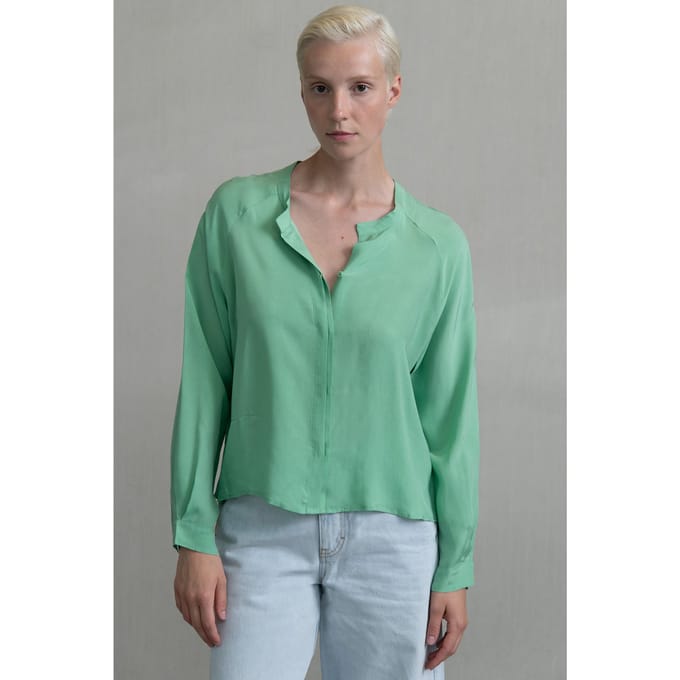 Humanoid Diplo D Blouse Mint Größe: XS | Blusen Outlet | Damen | Cyan