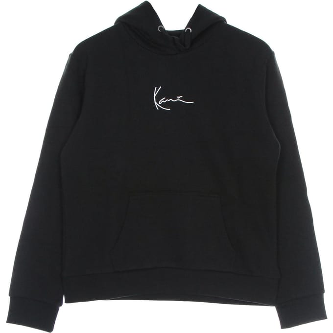 Kleine signature dameshoodie zwart