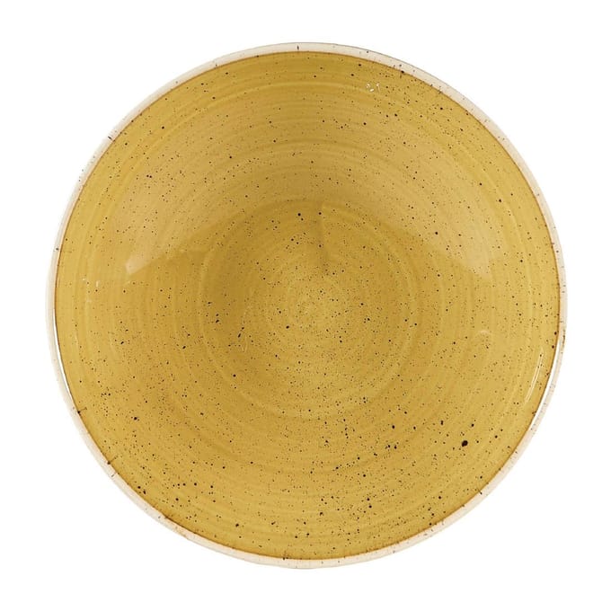 Churchill Stonecast Mustard Lotus Evolve Coupe Kom 18.4cm (12 stuks)