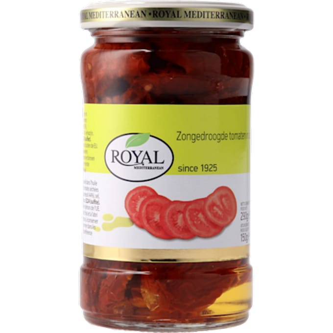 zongedroogde tomaten in olie