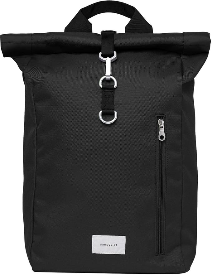 Sandqvist Ground Rolltop Rugzak L Black Rugzak