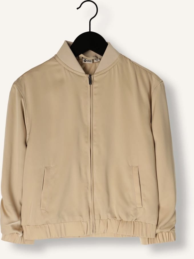 DAILY7 Satin Jacket Jassen Meisjes - Winterjas - Beige - Maat 122