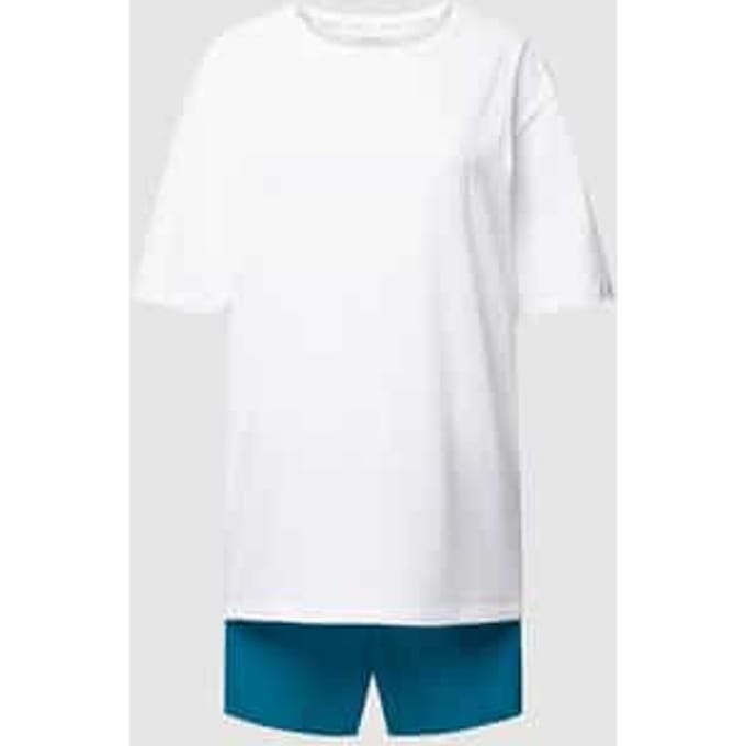 Pyjama met labelstitching, model 'PURE COTTON'
