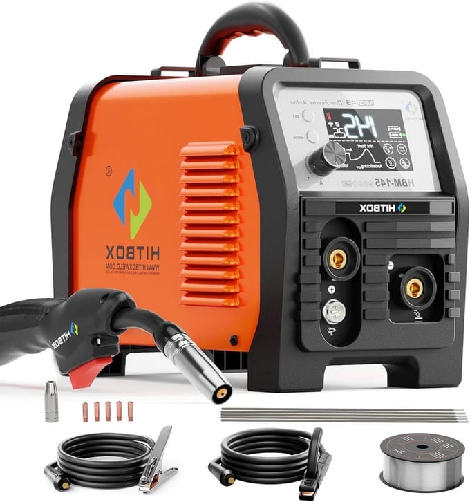 Draagbaar Lasapparaat - MIG ARC TIG - Metaal Bewerken - 4-in-1 Inverter - 145A 230V - Grijs