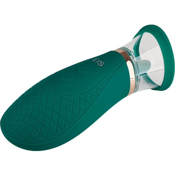 Tongvibrator met zuigfunctie, 17 cm