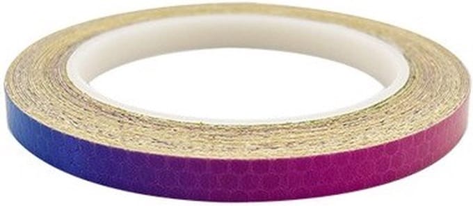 Reflecterende tape - REGENBOOG - 8 meter - 10mm