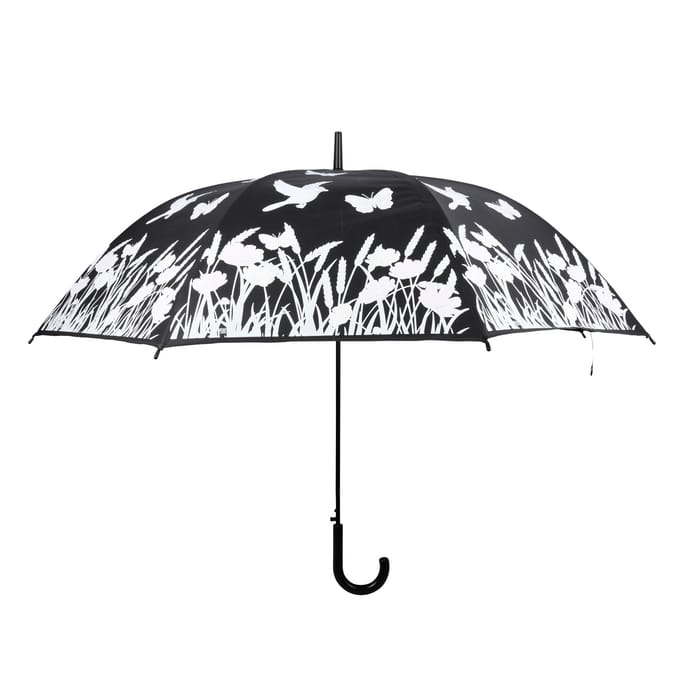 Esschert Design Paraplu Magic - zwart - verandert van kleur - D120 cm