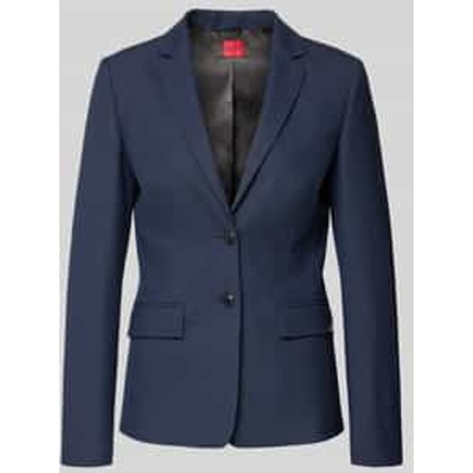 Slim fit longblazer met viscose Model 'ADALAS'
