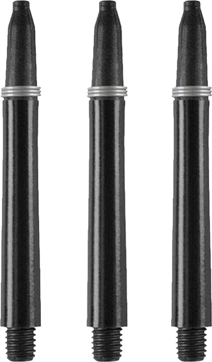 ABC Darts - Dart Shafts - Nylon Kunststof Zwart - In Between - 8 sets