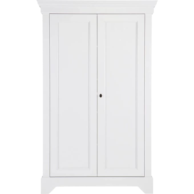 WOOOD Isabel Brocante Kast - Grenen - Wit - 191x118x47