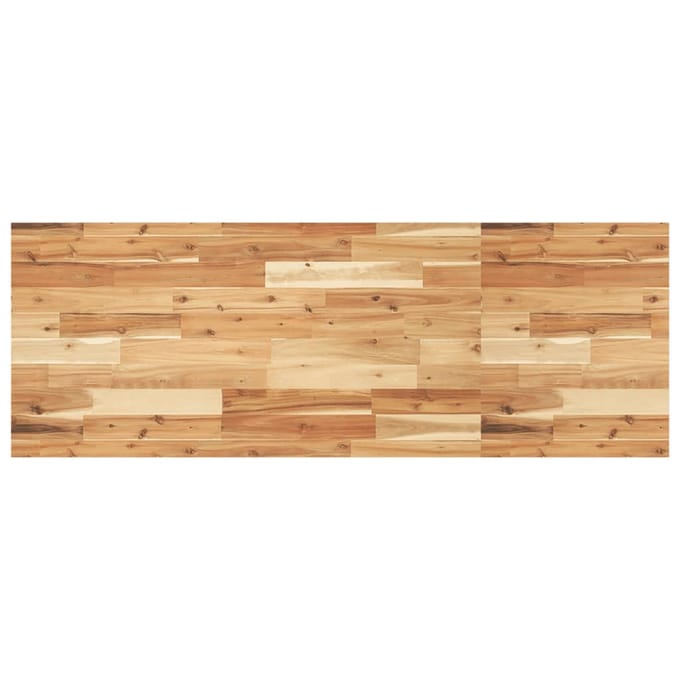 vidaXL - Wastafelblad - met - olieafwerking - 160x50x2 - cm - massief - acaciahout