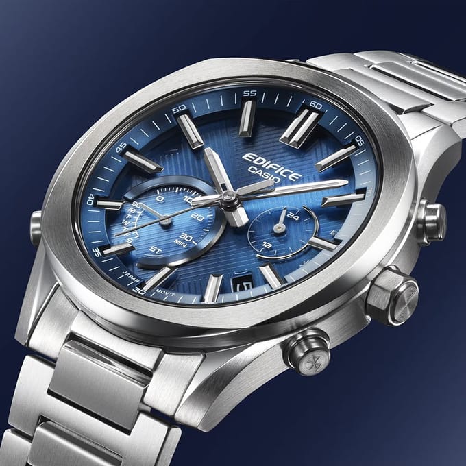 Casio Edifice EQB-1300D-2AEF Horloge - Staal - Zilverkleurig - Ø 39 mm