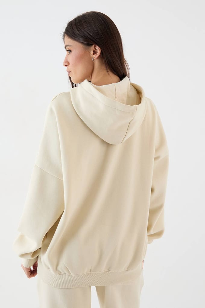 Dames DSGN Studio Oversized Hoodie | Cream | Maat: XL