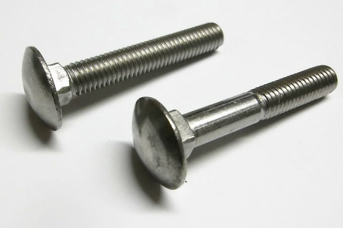 (3 STUKS) M16X60 SLOTBOUT RVS-A2 (AISI 304) DIN 603 (ISO 8677)