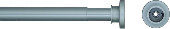 Sealskin Seallux Douchegordijnstang - 125-220 cm - Mat aluminium
