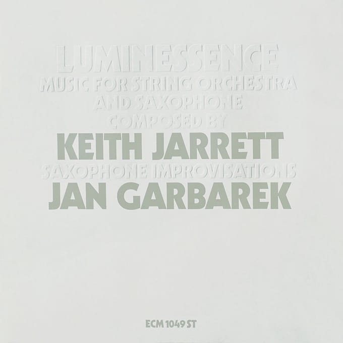Keith Jarrett & Jan Garbarek - Luminessence (CD)