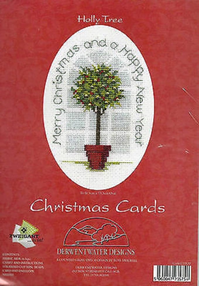 Kerstkaart Bothy Threads Telwerk CDX   32