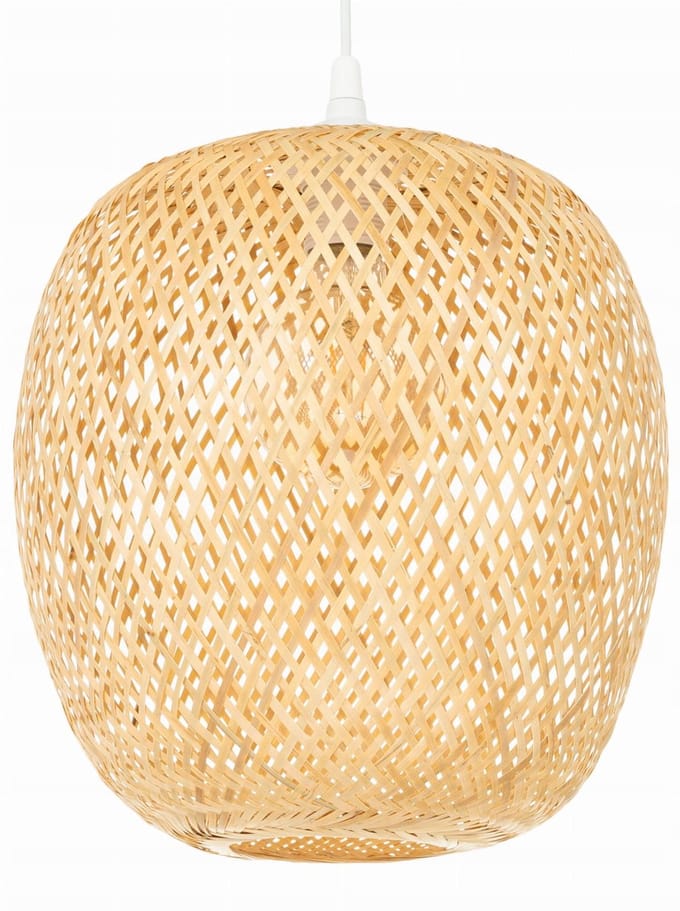 BOHO bamboe lampenkap 30cm - Bali serie