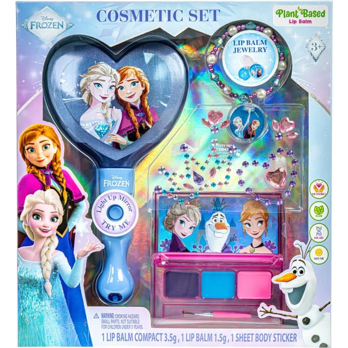 Frozen light-up spiegel en make-up set