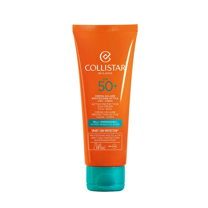 Collistar Sun Protection Active Cream SPF 50+ Bescherming tegen de zon Dames 100 ml