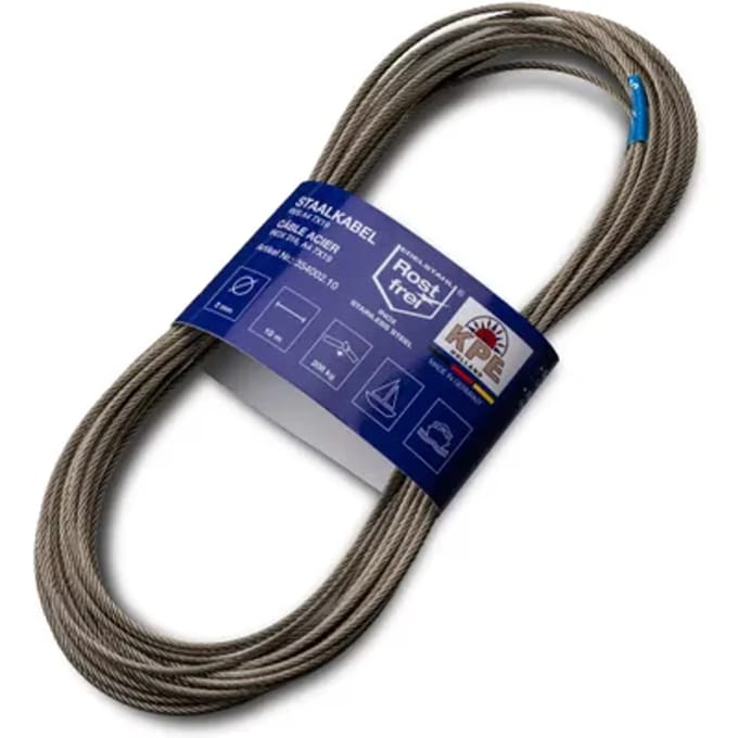 Seilflechter Roestvrijstalen Kabel – 2 Mm X 10 M