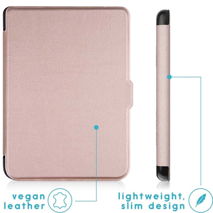 imoshion Slim Hard Case Bookcase voor de Kobo Clara 2E / Tolino Shine 4 - Rosé Goud