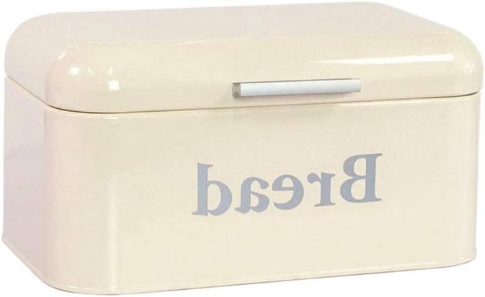 Broodtrommel - Opslagcontainer - Keuken Organisatie - Grote Capaciteit - 30 cm Breed - Wit