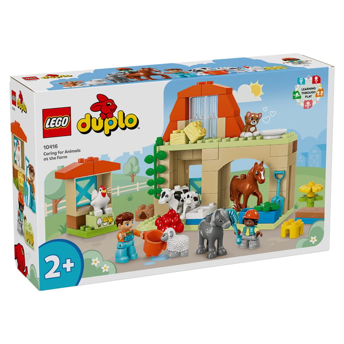 LEGO 10416 DUPLO Stad Dieren verzorgen op de boerderij Speelgoed met Dieren Figuren