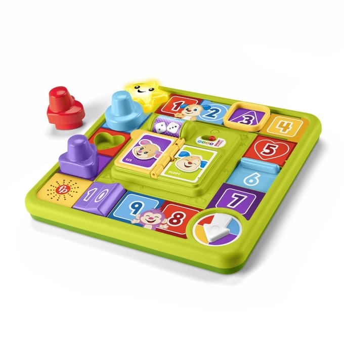 Fisher Price fantasie speelbord interactief speelgoed multicolor.