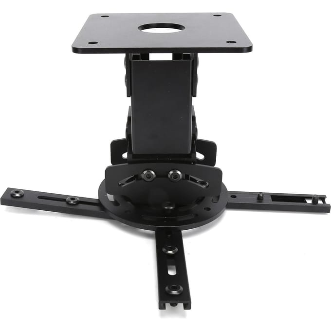 Projector Plafondbeugel Aluminiumlegering 360 graden Rotatie Beugel met 4 stuks Verstelbare Armen gray