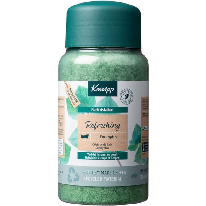 Kneipp Refreshing - Badkristallen - Badzout - Mint Eucalyptus - 600 gram