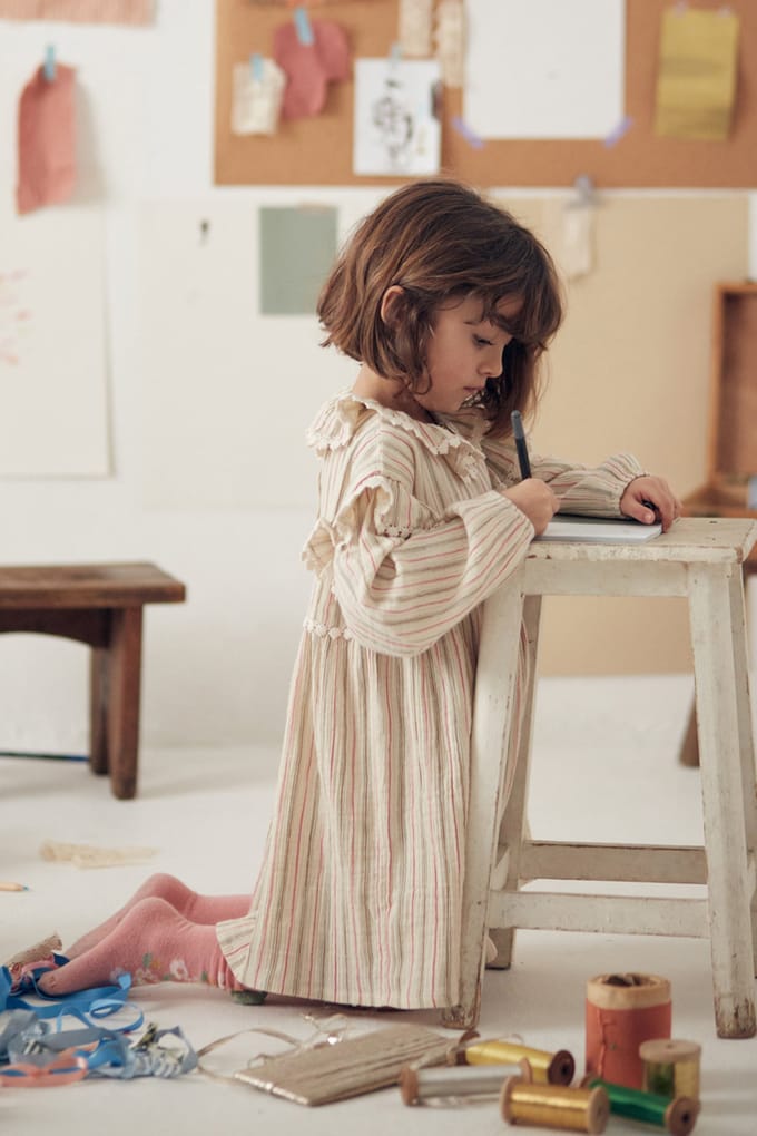 Louise Misha Dress Illi Multicolor Stripes Taglia: 6M | Vestiti Outlet | kids