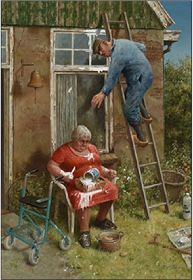 Marius van Dokkum wenskaart Doe het zelver