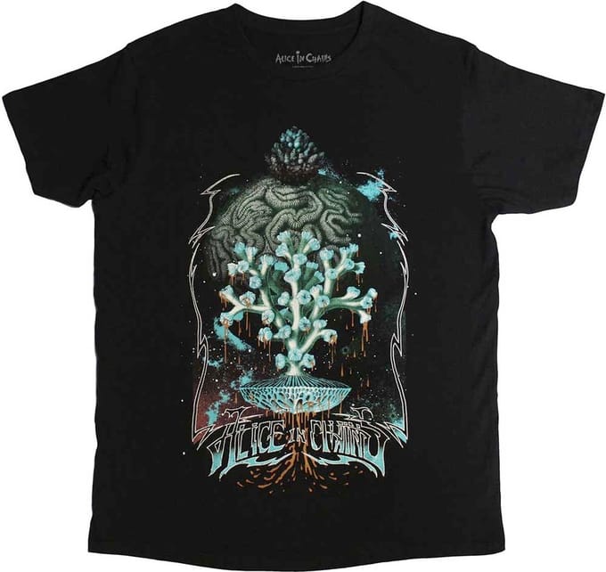 Alice In Chains - Spore Planet Heren T-shirt - L - Zwart