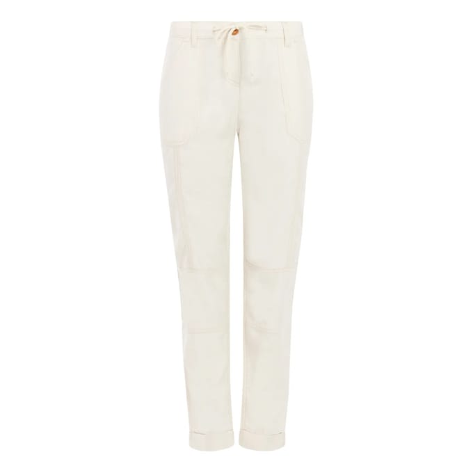 Protest PRTLeaf – Broek Dames – Zakken – Loose fit – Wit