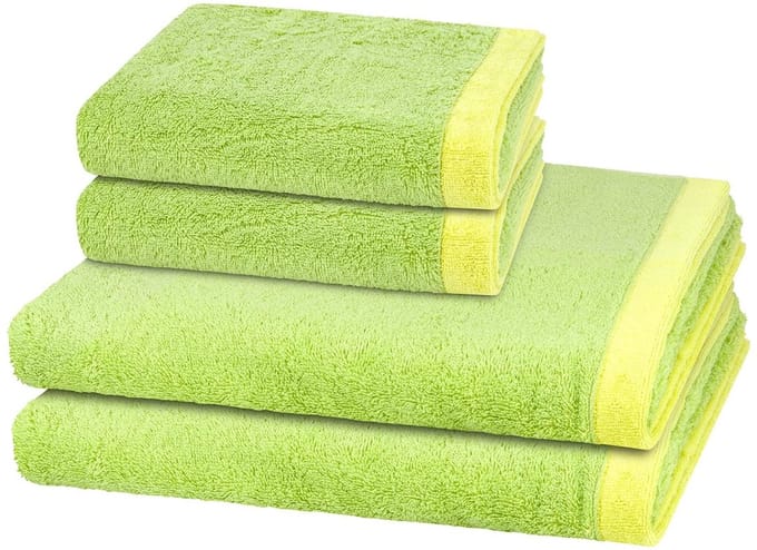 Cawö Sonstiges 2 X handdoek 2 X douchehanddoek - in set 4 pack Lifestyle Splash