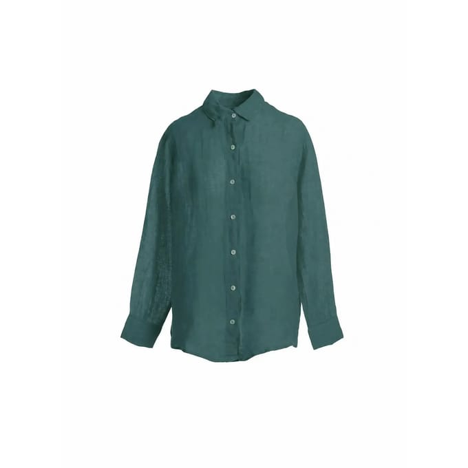 Dames lange mouw blouse in gaas Haris Cotton Essentials